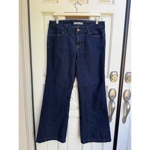 J Brand Women Dark Wash Wide Leg Jeans Made in USA Indigo Flare Size 31